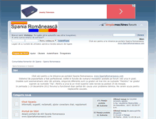 Tablet Screenshot of forum.spaniaromaneasca.com